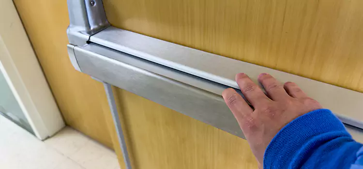Installing a Push Bar on a Door Shreveport